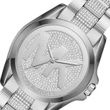 Buy Shop Michael Kors Bradshaw Silver Dial Silver Stainless Steel Strap Watch for Women - MK6486 USA Online