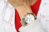 Buy Shop Michael Kors Bradshaw Silver Dial Silver Steel Strap Watch for Men - MK5535 USA Online