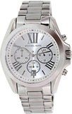 Buy Shop Michael Kors Bradshaw Silver Dial Silver Steel Strap Watch for Men - MK5535 USA Online
