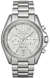 Buy Shop Michael Kors Bradshaw Silver Dial Silver Steel Strap Watch for Men - MK5535 USA Online