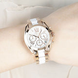 Buy Shop Michael Kors Bradshaw Silver Dial Two Tone Steel Strap Watch for Women - MK5907 USA Online