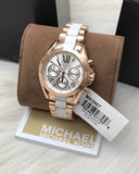 Buy Shop Michael Kors Bradshaw Silver Dial Two Tone Steel Strap Watch for Women - MK5907 USA Online