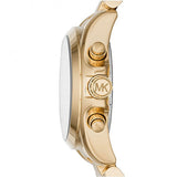 Buy Shop Michael Kors Bradshaw Stop Hunger Black Gold Dial Gold Steel Strap Watch for Women - MK6272 USA Online