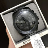 Buy Shop Michael Kors Brecken Chronograph Black Dial Black Steel Strap Watch For Men - MK8482 USA Online
