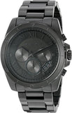 Buy Shop Michael Kors Brecken Chronograph Black Dial Black Steel Strap Watch For Men - MK8482 USA Online