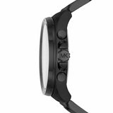 Buy Shop Michael Kors Brecken Chronograph Black Dial Black Steel Strap Watch For Men - MK8858 USA Online