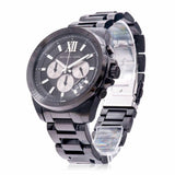 Buy Shop Michael Kors Brecken Chronograph Black Dial Black Steel Strap Watch For Men - MK8858 USA Online