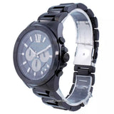 Buy Shop Michael Kors Brecken Chronograph Black Dial Black Steel Strap Watch For Men - MK8858 USA Online