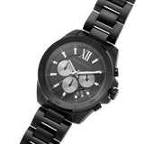 Buy Shop Michael Kors Brecken Chronograph Black Dial Black Steel Strap Watch For Men - MK8858 USA Online