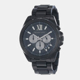 Buy Shop Michael Kors Brecken Chronograph Black Dial Black Steel Strap Watch For Men - MK8858 USA Online