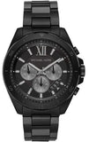 Buy Shop Michael Kors Brecken Chronograph Black Dial Black Steel Strap Watch For Men - MK8858 USA Online