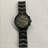 Buy Shop Michael Kors Brecken Chronograph Black Dial Black Steel Strap Watch for Women - MK6302 USA Online