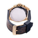 Buy Shop Michael Kors Brecken Chronograph Black Dial Brown Leather Strap Watch For Men - MK8849 USA Online