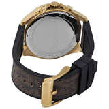 Buy Shop Michael Kors Brecken Chronograph Black Dial Brown Leather Strap Watch For Men - MK8849 USA Online