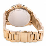 Buy Shop Michael Kors Brecken Chronograph Black Dial Gold Steel Strap Watch For Men - MK8848 USA Online