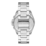 Buy Shop Michael Kors Brecken Chronograph Black Dial Silver Steel Strap Watch For Men - MK8847 USA Online