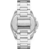 Buy Shop Michael Kors Brecken Chronograph Black Dial Silver Steel Strap Watch For Men - MK8847 USA Online