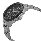 Buy Shop Michael Kors Brecken Chronograph Black Dial Silver Steel Strap Watch For Men - MK8847 USA Online