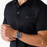 Buy Shop Michael Kors Brecken Chronograph Blue Dial Blue Rubber Strap Watch For Men - MK8923 USA Online