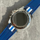 Buy Shop Michael Kors Brecken Chronograph Blue Dial Two Tone PVC Strap Watch For Men - MK8950 USA Online
