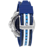 Buy Shop Michael Kors Brecken Chronograph Blue Dial Two Tone PVC Strap Watch For Men - MK8950 USA Online