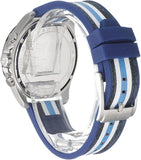 Buy Shop Michael Kors Brecken Chronograph Blue Dial Two Tone PVC Strap Watch For Men - MK8950 USA Online