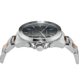 Buy Shop Michael Kors Brecken Chronograph Blue Dial Two Tone Steel Strap Watch For Men - MK9065 USA Online