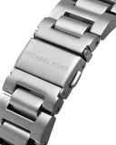 Buy Shop Michael Kors Brecken Chronograph Green Dial Silver Steel Strap Watch For Men - MK8984 USA Online