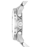 Buy Shop Michael Kors Brecken Chronograph Green Dial Silver Steel Strap Watch For Men - MK8984 USA Online