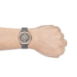 Buy Shop Michael Kors Brecken Chronograph Grey Dial Silver Mesh Strap Watch For Men - MK8868 USA Online