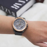 Buy Shop Michael Kors Brecken Chronograph Grey Dial Silver Mesh Strap Watch For Men - MK8868 USA Online
