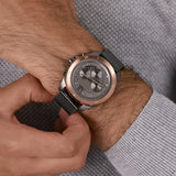 Buy Shop Michael Kors Brecken Chronograph Grey Dial Silver Mesh Strap Watch For Men - MK8868 USA Online