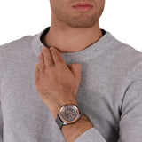 Buy Shop Michael Kors Brecken Chronograph Grey Dial Silver Mesh Strap Watch For Men - MK8868 USA Online
