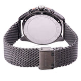 Buy Shop Michael Kors Brecken Chronograph Grey Dial Silver Mesh Strap Watch For Men - MK8868 USA Online