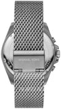 Buy Shop Michael Kors Brecken Chronograph Grey Dial Silver Mesh Strap Watch For Men - MK8868 USA Online
