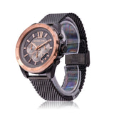 Buy Shop Michael Kors Brecken Chronograph Grey Dial Silver Mesh Strap Watch For Men - MK8868 USA Online