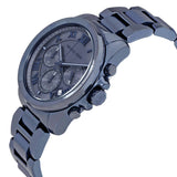 Buy Shop Michael Kors Brecken Chronograph Quartz Blue Dial Blue Steel Strap Watch For Men - MK6361 USA Online