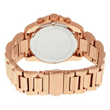 Buy Shop Michael Kors Brecken Chronograph Quartz Rose Gold Dial Rose Gold Steel Strap Watch For Women - MK6367 USA Online