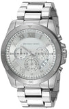 Buy Shop Michael Kors Brecken Chronograph Silver Dial Silver Steel Strap Watch For Women - MK8562 USA Online