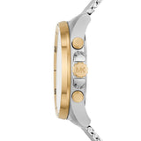 Buy Shop Michael Kors Brecken Quartz Black Dial Silver Mesh Strap Watch For Men - MK8961 USA Online