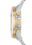 Buy Shop Michael Kors Brecken Quartz Black Dial Silver Mesh Strap Watch For Men - MK8961 USA Online