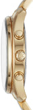 Buy Shop Michael Kors Briar Analog Gold Dial Gold Steel Strap Watch For Women - MK6464 USA Online