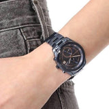 Buy Shop Michael Kors Briar Blue Dial Blue Steel Strap Watch For Women - MK6468 USA Online