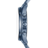 Buy Shop Michael Kors Briar Blue Dial Blue Steel Strap Watch For Women - MK6468 USA Online