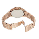 Buy Shop Michael Kors Briar Quartz Rose Gold Dial Rose Gold Steel Strap Watch For Women - MK6465 USA Online