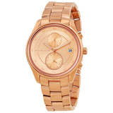 Buy Shop Michael Kors Briar Quartz Rose Gold Dial Rose Gold Steel Strap Watch For Women - MK6465 USA Online