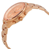 Buy Shop Michael Kors Briar Quartz Rose Gold Dial Rose Gold Steel Strap Watch For Women - MK6465 USA Online
