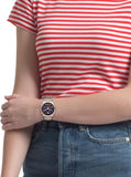 Buy Shop Michael Kors Brinkley Blue Dial Two Tone Steel Strap Watch for Women - MK6205 USA Online