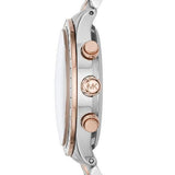 Buy Shop Michael Kors Brinkley Blue Dial Two Tone Steel Strap Watch for Women - MK6205 USA Online