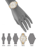 Buy Shop Michael Kors Brinkley Chronograph Silver Dial Two Tone Steel Strap Watch for Women - MK6188 USA Online